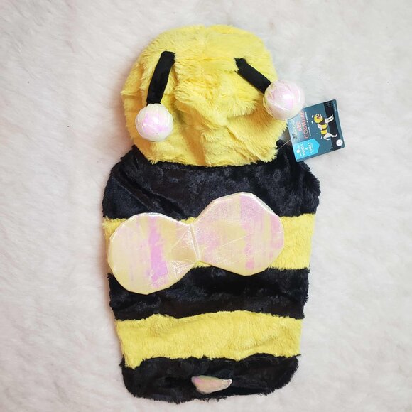 🐝Thrills & Chills Large LED *Light-Up* BUMBLE BEE Pet Dog Halloween Costume - Picture 4 of 17